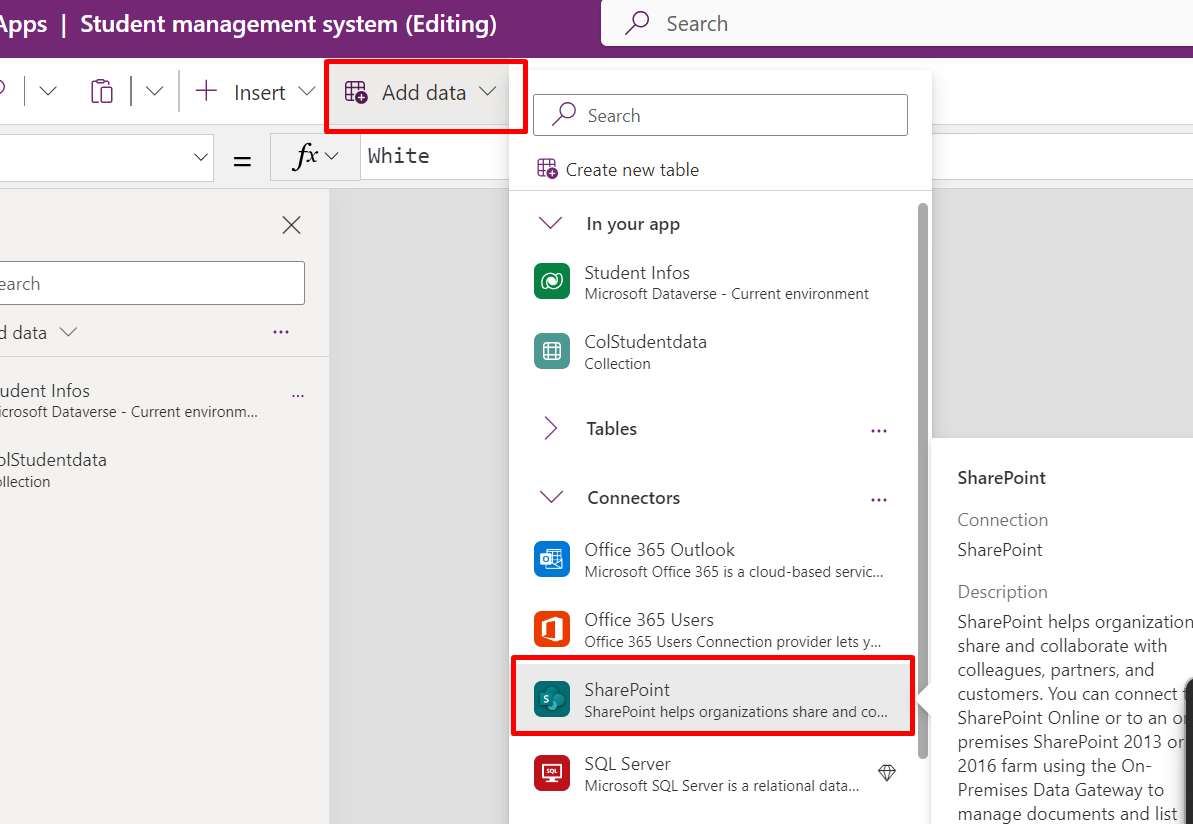 Creating Connections and Configuring Data Sources